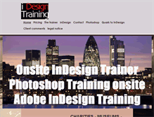 Tablet Screenshot of idesigntrainer.com